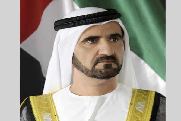 صاحب السمو الشيخ محمد بن راشد يستقبل صاحب السمو الملكي الأمير محمد بن سلمان